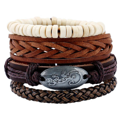 Giving you a new style with an Astrolabe leather bracelet by DByCA